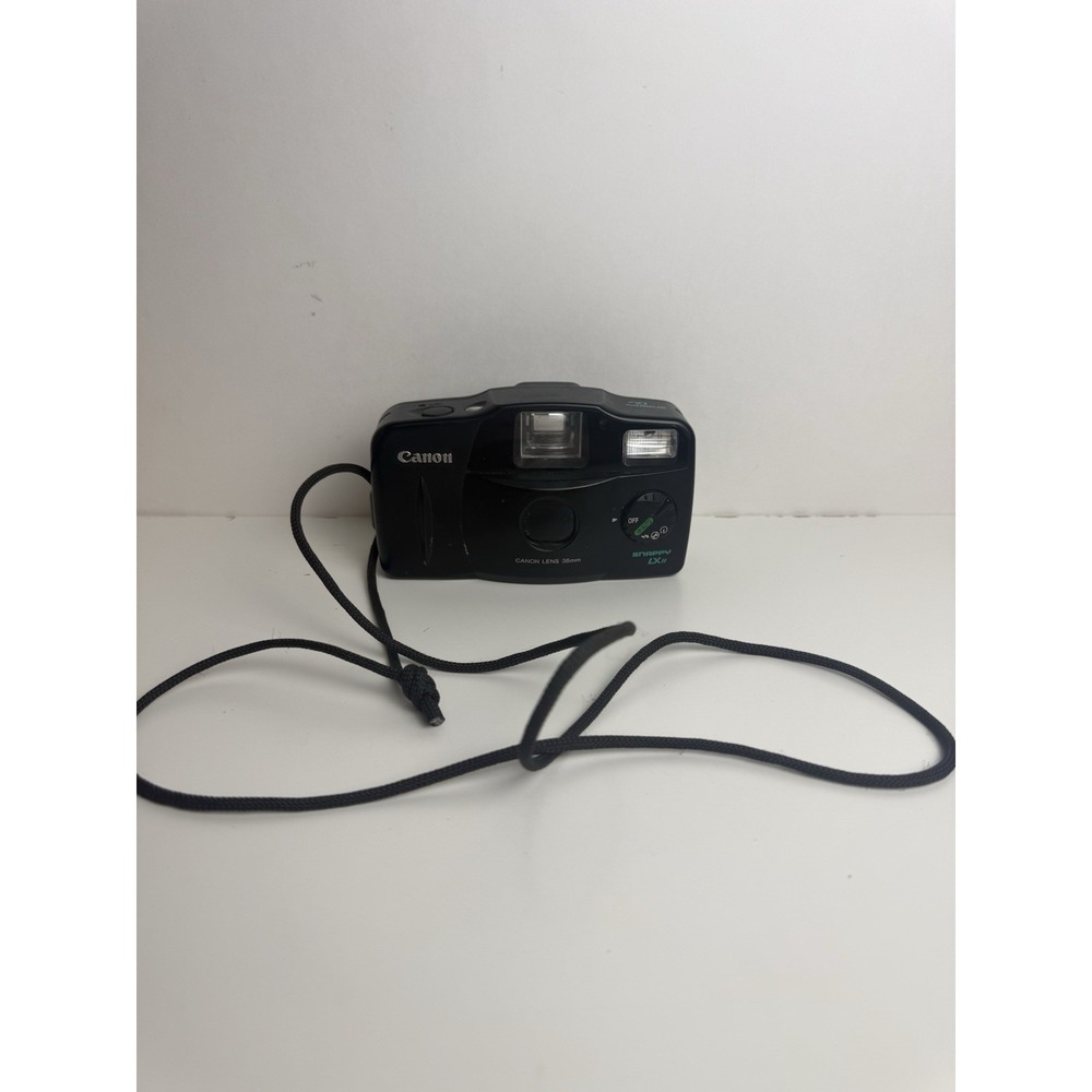 Canon Snappy LX2 - 35mm Point & Shoot Film Camera - Power tested - with strap